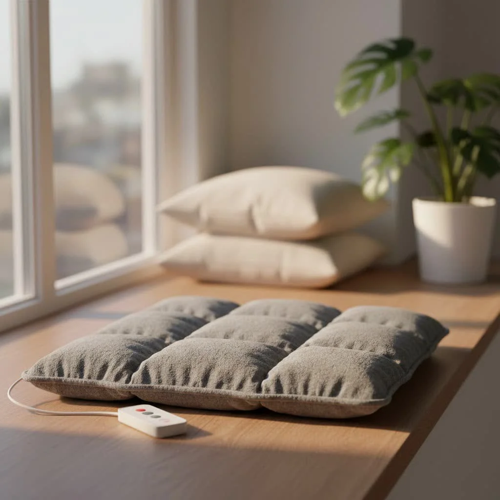 Electric heating pad for menstrual cramps