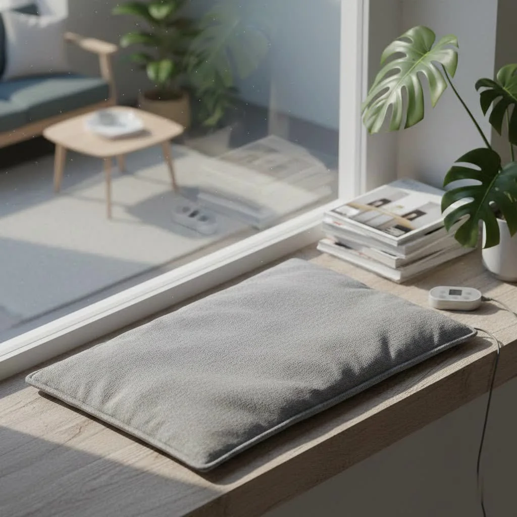 Vibrating heating pad for muscle relief